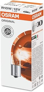 10-PK OSRAM 5008 R10W 12V 10W BA15s Lâmpada automotiva clássica