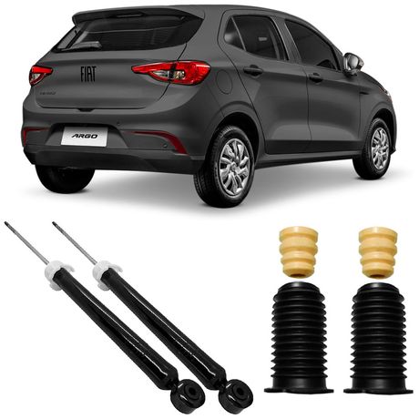 2 Amortecedor Fiat Argo 2017 2020 Traseiro Nakata Kit