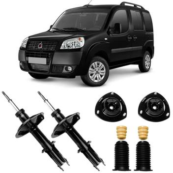 2 Amortecedor Fiat Doblo Essence Attractive 2002 2017 Traseiro Motorista Passageiro Monroe Kit
