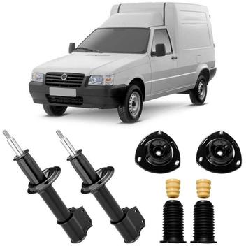 2 Amortecedor Fiat Fiorino 88 2012 Dianteiro Motorista Passageiro Nakata Kit