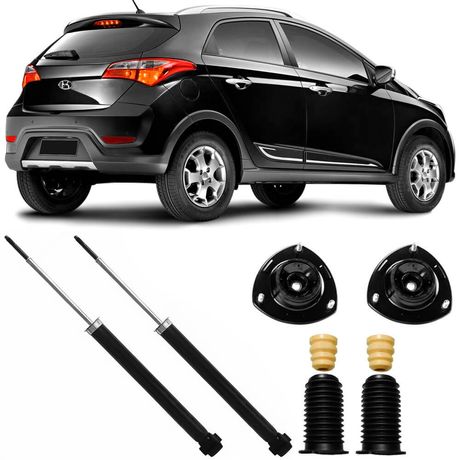2 Amortecedor Hyundai HB20X 1 6 16V 2013 2015 Traseiro Nakata Kit