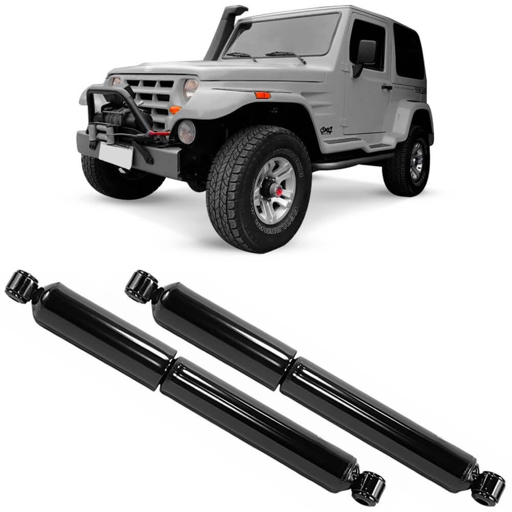 2 Amortecedor Jeep Troller 2001 2014 Dianteiro Traseiro Monroe