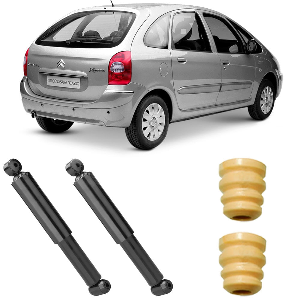 2 Amortecedor Xsara Picasso 2001 2012 Traseiro Monroe Kit