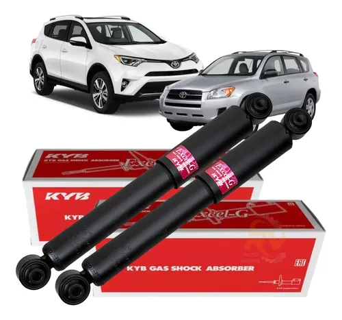 2 Amortecedores Toyota RAV4 2006 2012 Dianteiro Motorista Passageiro Kayaba KYB
