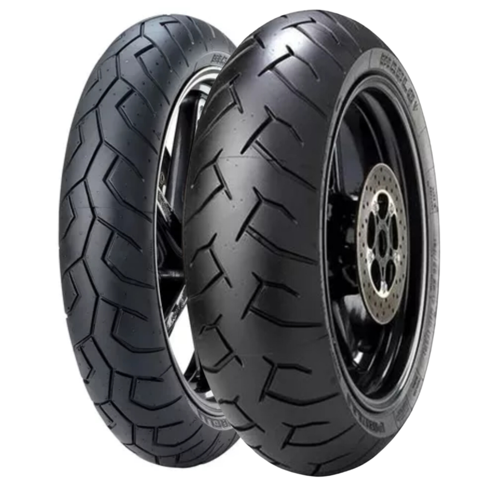 2 Pneu Moto Pirelli 180 55R17 73W 120 70R17 58W Diablo Rosso 2