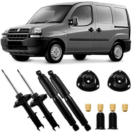 4 Amortecedor Fiat Doblo Cargo 2002 2016 Dianteiro Traseiro Monroe Kit