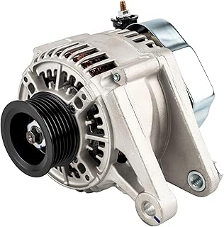 KAC Alternador 13756 Substituição para Chevy 1998-2002 Prizm, Toyota 1998-2002 Corolla Replace 13756, 80Amp 12V CW 6-Polia Groove