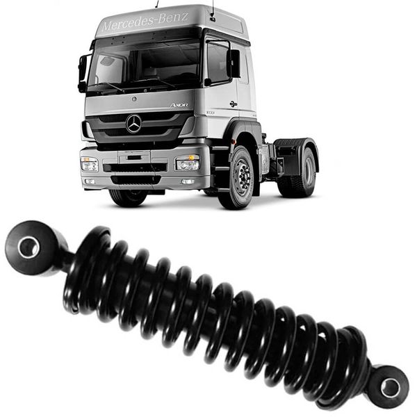 Amortecedor Cabine Axor 1933 2005 2017 Traseiro Mola Sachs 315669