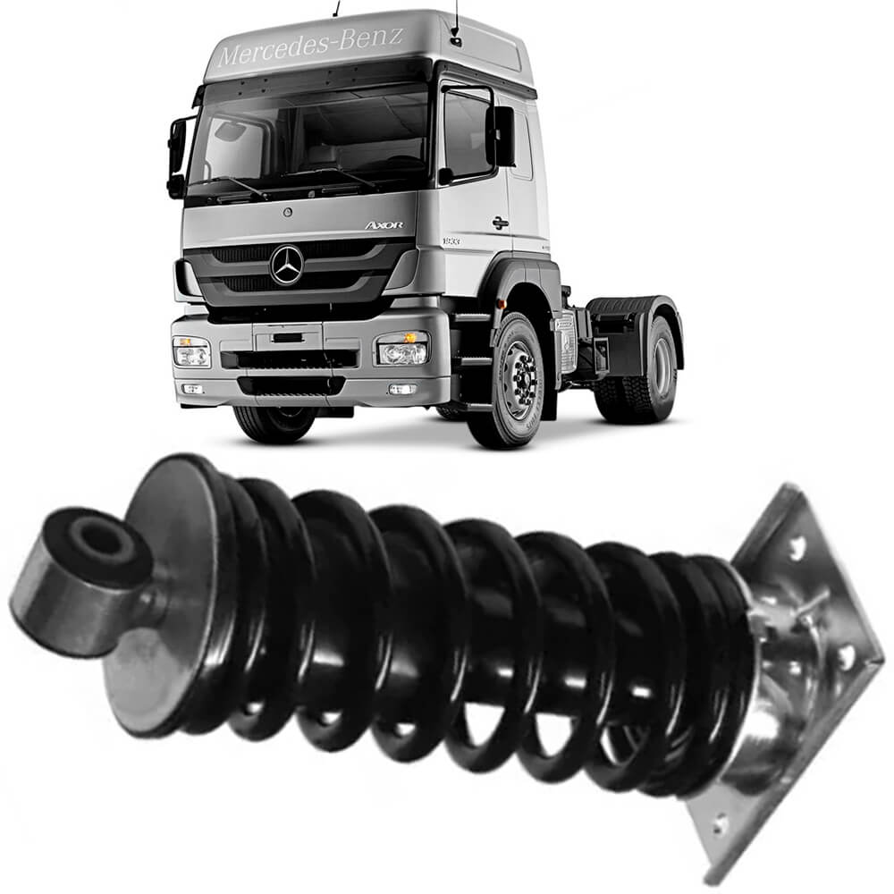 Amortecedor Cabine Axor 1933 2035 2644 2005 2022 Traseiro Mola Sachs