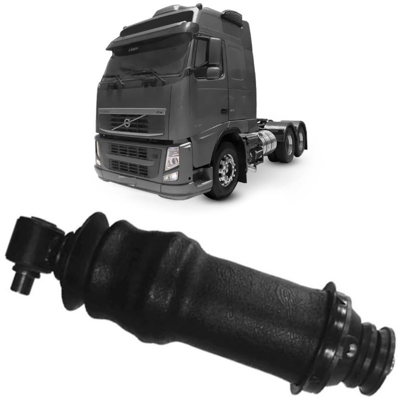 Amortecedor Cabine Volvo Fh 2010 2015 Dianteiro Bolsa Globo 1650V
