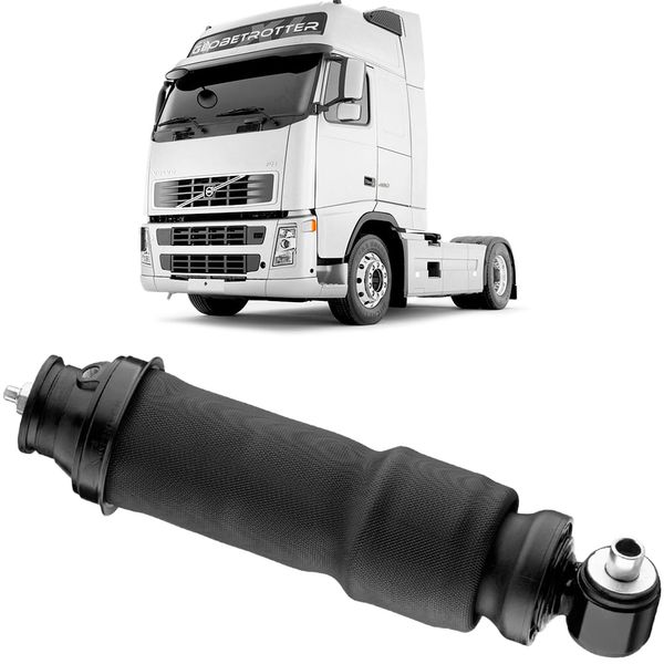 Amortecedor Cabine Volvo FH16 FH460 FH500 2012 2016 Dianteiro Bolsa Suspentech ST184 FH460, FH500, ST184