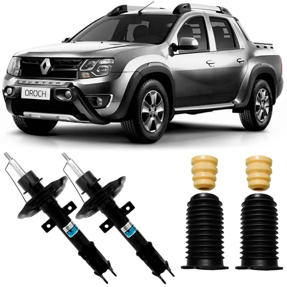 Amortecedor Duster Oroch 2016 2018 Traseiro Motorista Passageiro Nakata HG41129