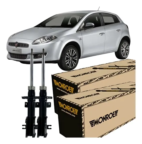 Amortecedor Fiat Bravo 2011 2016 Traseiro Motorista Passageiro Monroe SP074