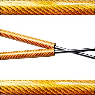Suporte de mola a gás com mola traseira para Fiat para Palio II 326 2011-2018 Hatchback Suporte de elevação de bagageiro com molas amortecedoras amortecedoras de gás de haste (fibra de carbono preta)