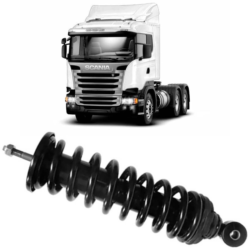 Amortecedor Scania Serie 5 R 2012 2017 Traseiro Mola Globo 1945S