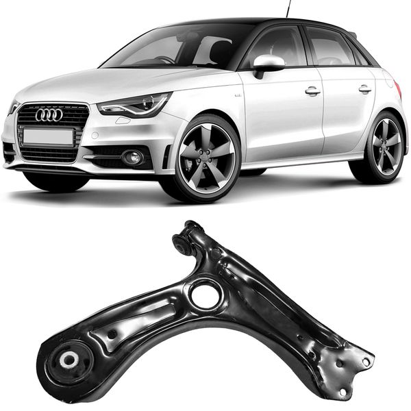 Bandeja Balança Audi A1 2011 2017 Dianteiro Motorista Bucha Nakata NBJ1017E