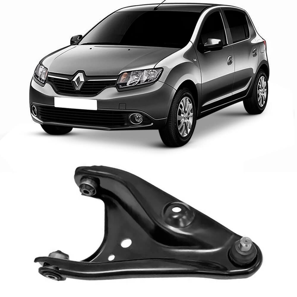 Bandeja Balança Renault Sandero 2014 2018 Dianteiro Esquerdo Buchas