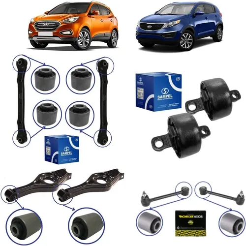Bandeja Suspensão Isapa 26357 Dianteira Direita Bucha IX35 10 22 Sportage 10 24