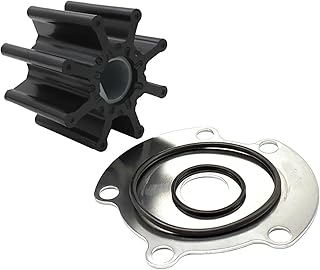 Kit de reparo do impulsor da bomba d'água para motor de popa Mercruiser Bravo 1, 2 e 3 (1988 em diante), código 47-59362T1, compatível com Sierra 18-3087 (bomba d'água de refrigeração).