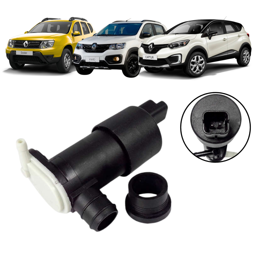 Bomba Esguicho Água Renault Captur Duster Sandero 12V 2 Saidas Ds 31033
