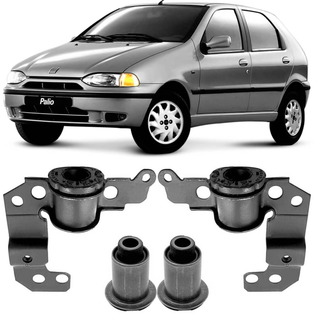 Bucha Bandeja Balança Palio 96 2000 Dianteiro Motorista Maior Sampel