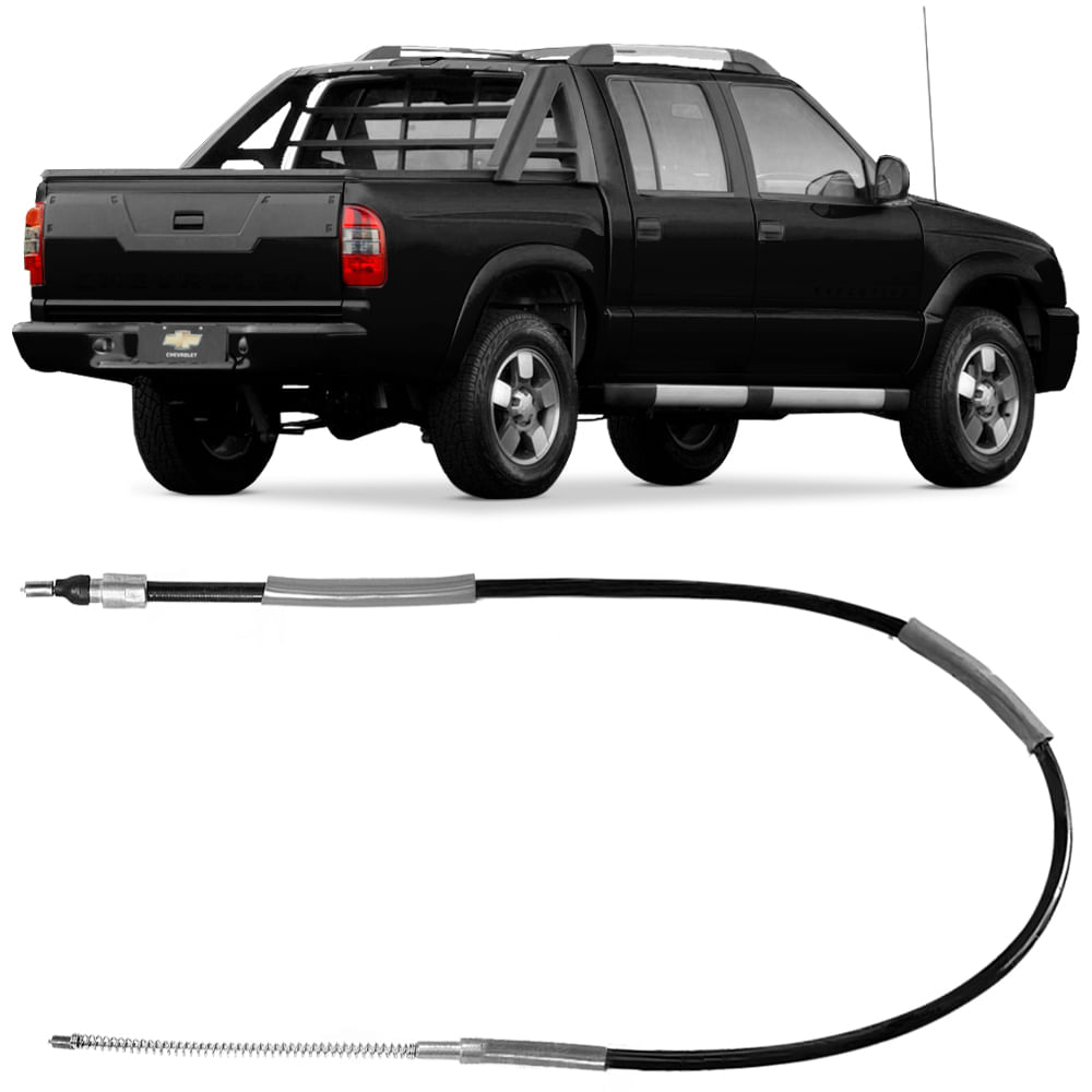 Cabo Freio Traseiro Passageiro Chevrolet S10 97 2012 2754MM Tuba 7246