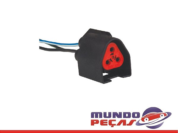 Chicote 3 Vias Reparo Sensor Luz Re Ford Ecosport Femea 231881