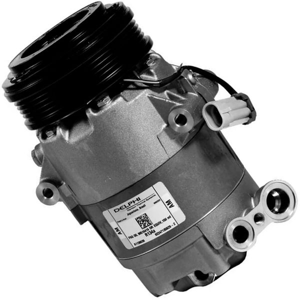 Compressor Ar Condicionado Fiat Doblo 1 8 8V 2004 2009 Delphi