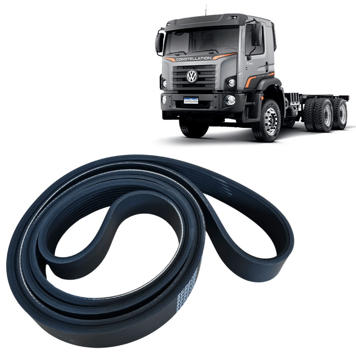 Correia Alternador 1675MM 8 Estrias Constellation 2006 2013 VW