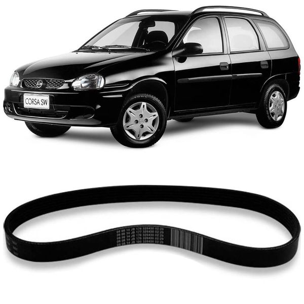 Correia Alternador Chevrolet Corsa Wagon 97 2002 Micro V Gates