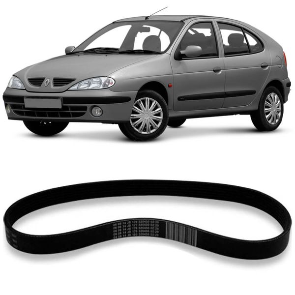 Correia Alternador Renault Megane 2000 2008 Micro V Gates