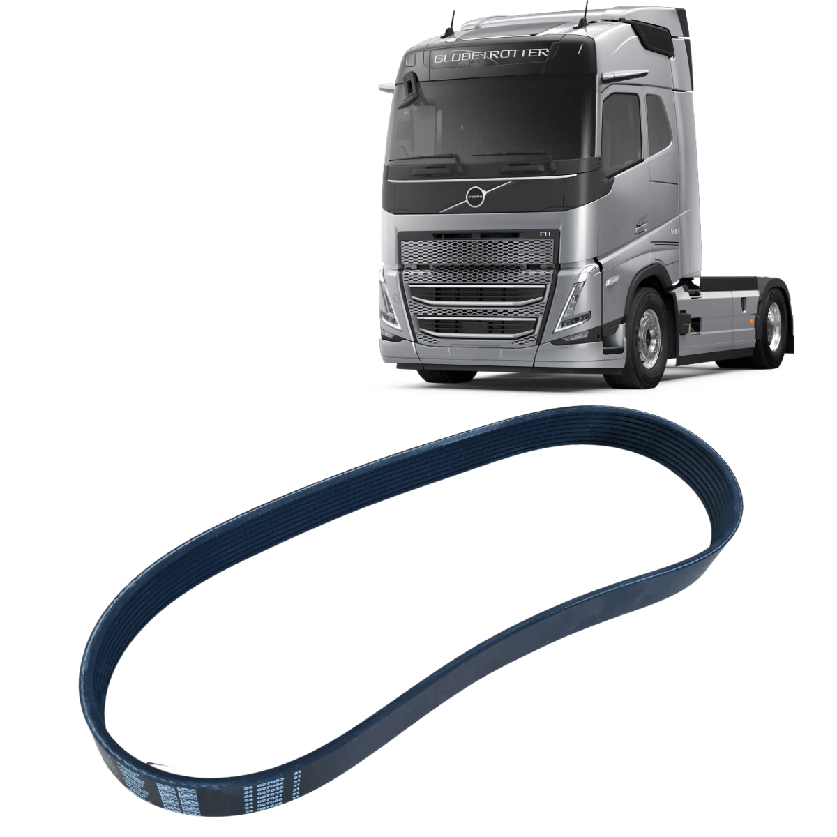 Correia Alternador Volvo FH12 98 2006 Dayco