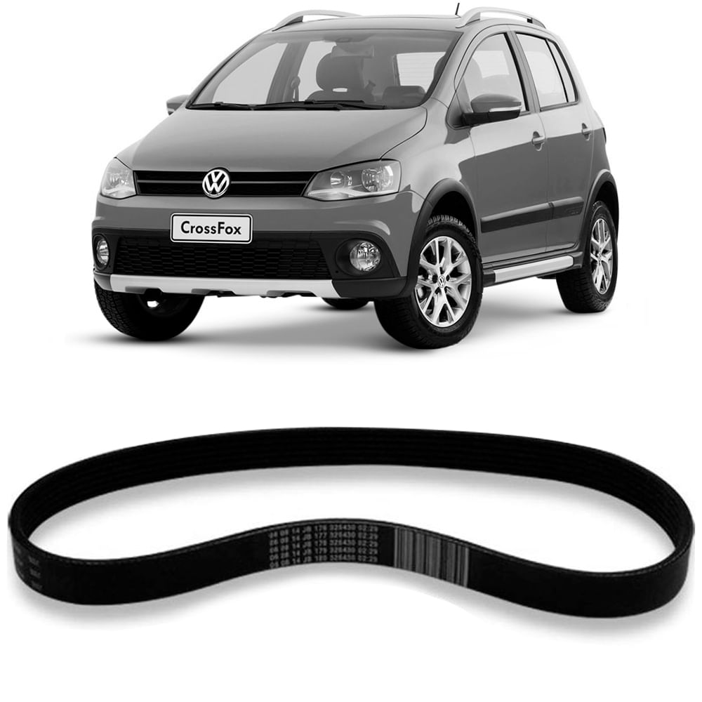 Correia Alternador VW Fox 2009 2019 Micro V Gates