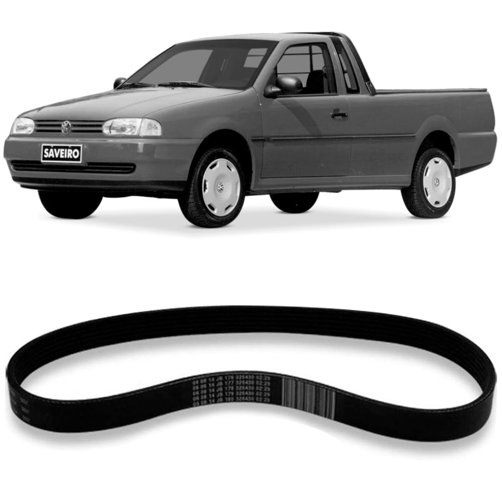 Correia Alternador VW Saveiro 96 2003 Micro V Gates