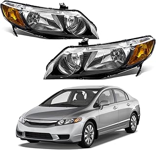 Farol Auxiliar Dianteiro Honda Civic 2007 2008 Esquerdo Vidro