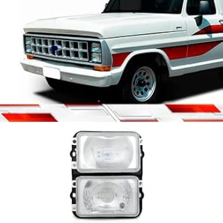 Farol Duplo Direito Passageiro Ford F1000 F4000 85 91 H4 H1 Refletor Duplo