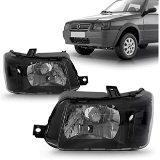 Par Farol Uno Fiorino 2004 2005 2006 2007 2008 2009 2010 Mascara Preta