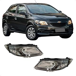 Farol Gm Onix 12 Ld Moldura Fume Smodked 315062