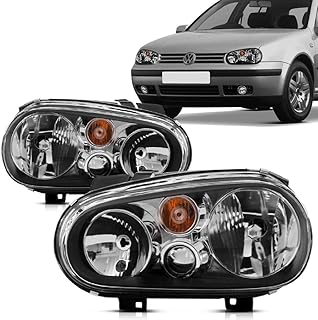 Farol Golf 2006 2012 Esquerdo Motorista Mascara Cinza Pisca FW861LE Orgus