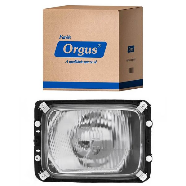 Farol Mb 709 85 93 Esquerdo Motorista Soquete H4 FM54LE Orgus