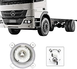Farol Bloco Otico Luz Baixa MB Atego Atron 2013 ate 2021 Actros 2016 ate 2021 Le H1 140Mm A9588201161