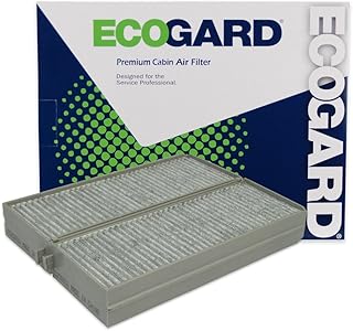 ECOGARD XC35675C Filtro de ar de cabine premium com eliminador de odor de carbono ativado serve para Hyundai Santa Fe 2004-2006, Sonata 2003-2005, XG350 2004-2005