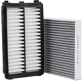 Kit de filtro de ar para motor e cabine para Tucson/Santa Cruz (2022-2025), Sorento/Santa Fé (2021-2025), Sonata (2020-2025), não compatível com híbridos