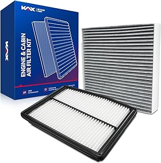 KAX Kit de filtro de ar para motor e cabine, substituição para Hyundai Tucson 2022-2026, Santa Fe 2021-2026, Sonata 2020-2026, Kia Sportage 2023-2026, Sorento 2021-2026, substituição # CA12817 CF12820
