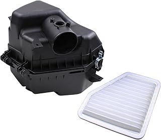 NewYall Caixa de filtro de filtro de ar do motor com filtro para Toyota RAV4 2.4L 2006 2007 2008 2.5L 2009-2012
