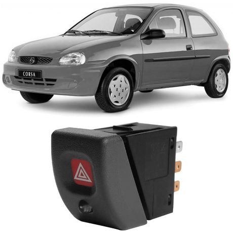 Interruptor Alerta Corsa 94 2012 12V Alarme 8 Terminais Marilia IM11202