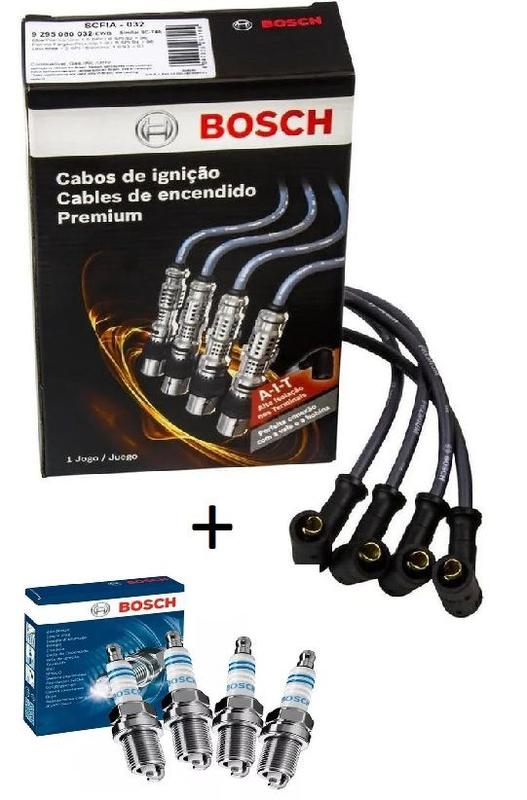 Jogo Vela Ignição Fiat Premio 1 6 89 94 Bosch