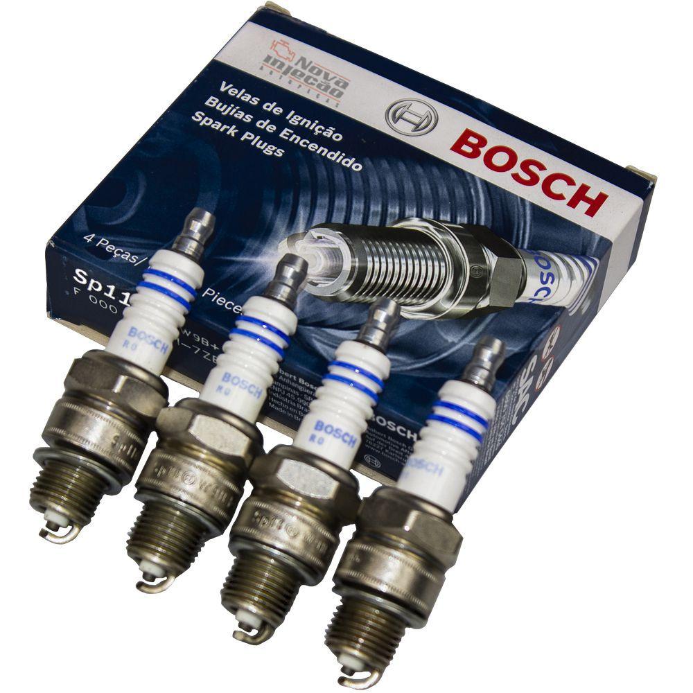 Jogo Vela Ignição Gol G1 Saveiro Variant 1 6 8V 69 86 Bosch F000KE0P11