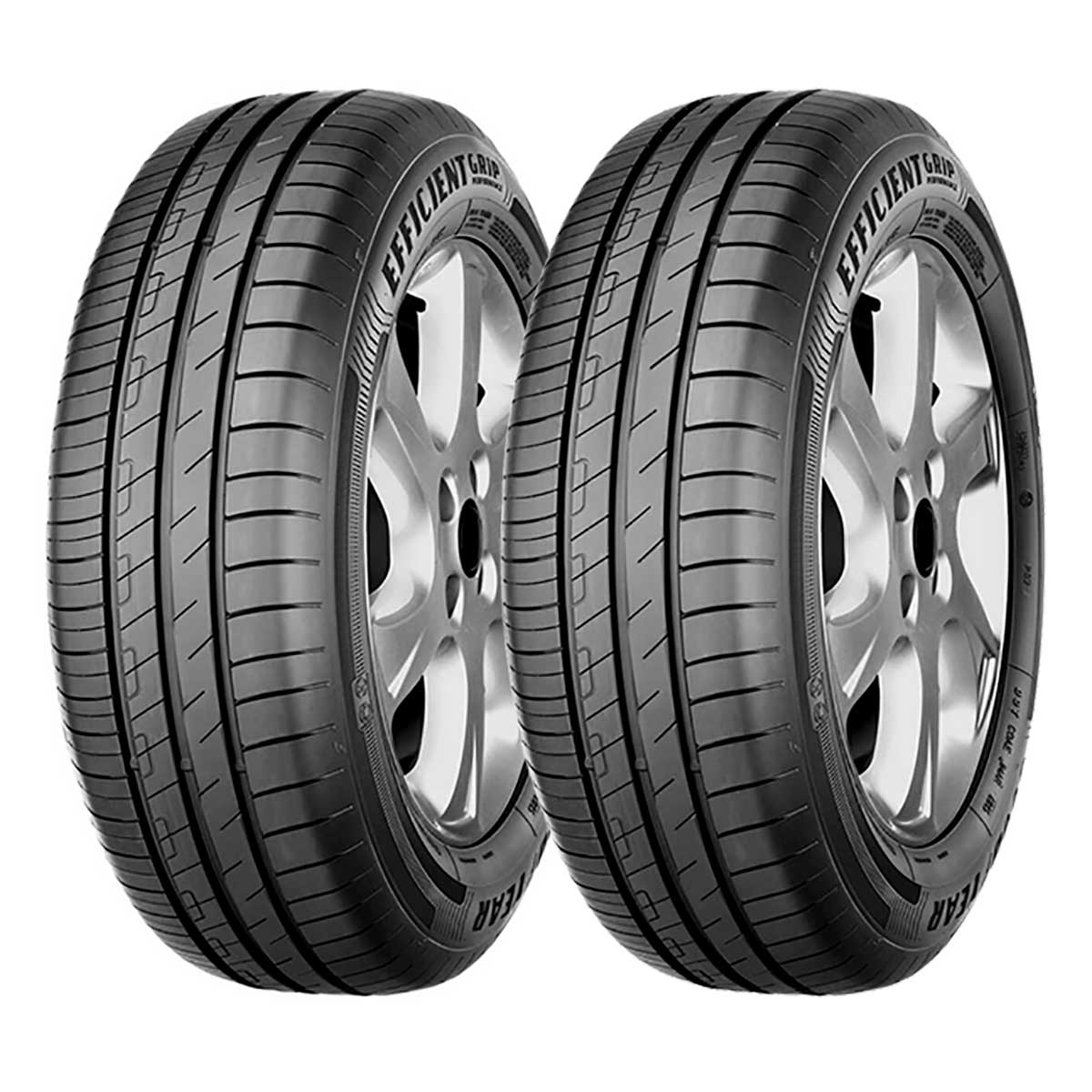 Kit 2 Pneu Goodyear Aro 15 195 55R15 85H Sl Efficientgrip Performance