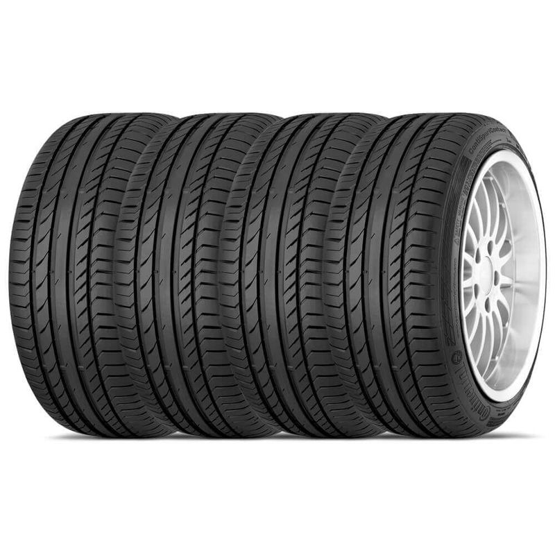 Kit 4 Pneu Continental Aro 20 275 45R20 110V Xl Fr Contisportcontact 5
